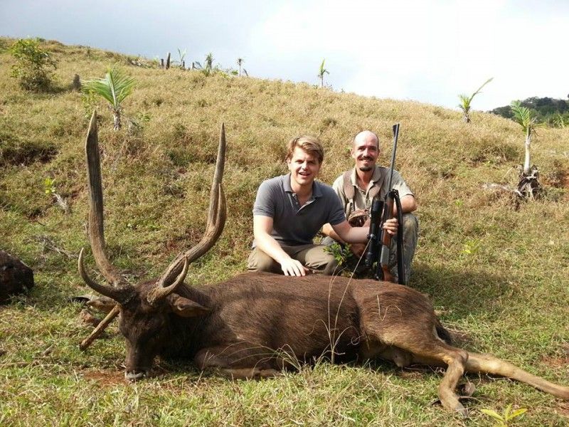 Rusa deer on Mauritius Hunting on Mauritius