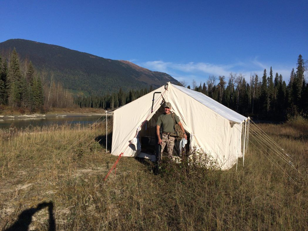 Classic Canadian tent camps in Camp Prince